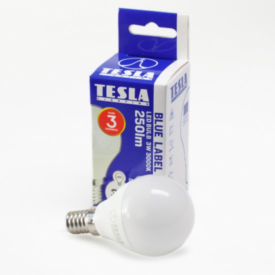 Tesla - LED miniglobe BULB, E14, 3W