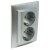 90332 Monoblock Double Safety Earth Socket (Schuko Type)