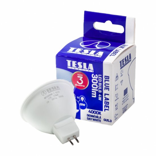 Tesla - LED bulb GU5,3 MR16, 4W