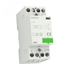Installation contactor 4x25A ELKO VS425