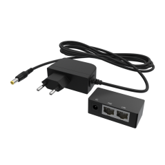 Napájení PoE PoE injektor, pro napájení po UTP kabelu, konektor 2x RJ45