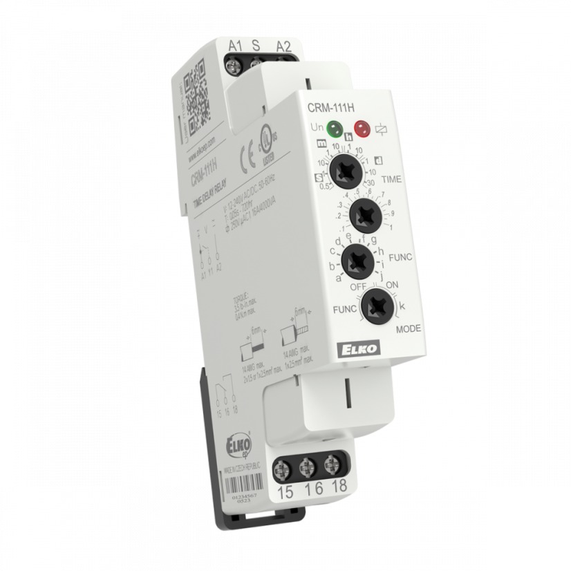 Multifunkční časové relé ELKO CRM-111H