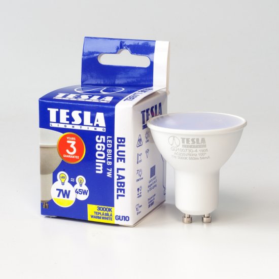 Tesla - LED bulb GU10, 7W
