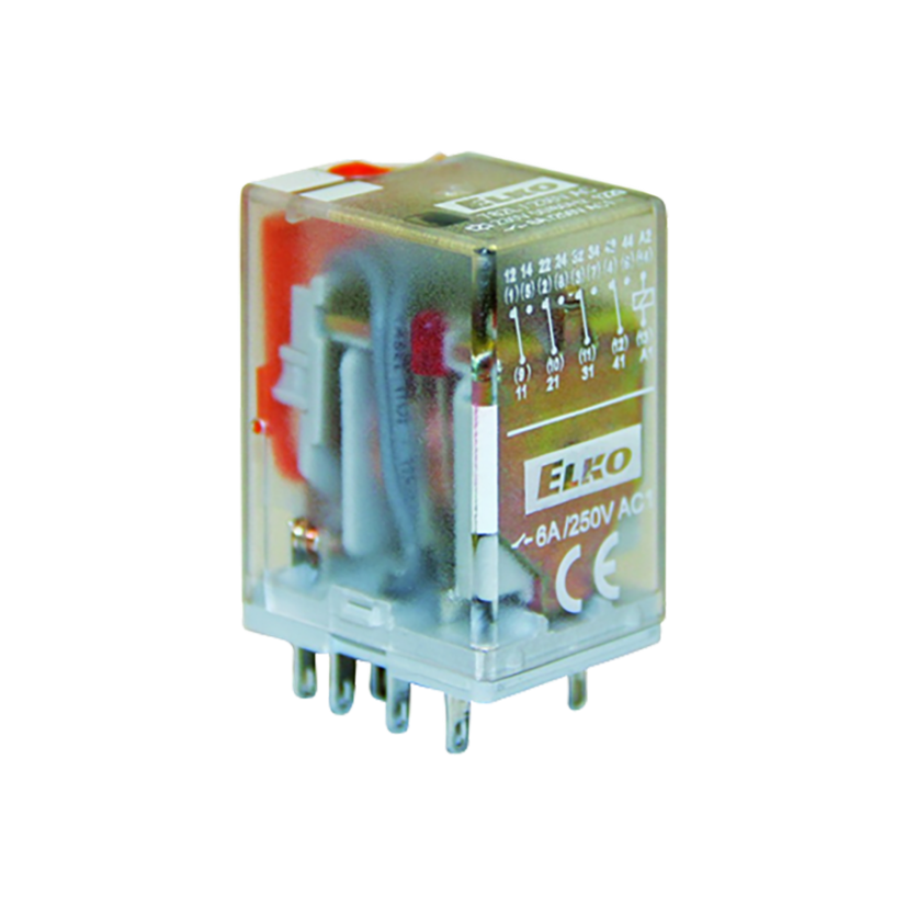 Power relay for socket, 4x6A 782L AC