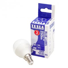 Tesla - LED žárovka miniglobe BULB, E14, 3W