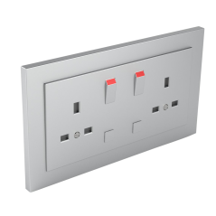 90344 Double Earth Socket (British Type)