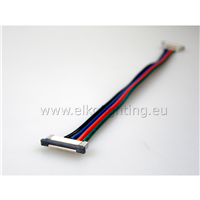 Double connector with cable for RGB tape