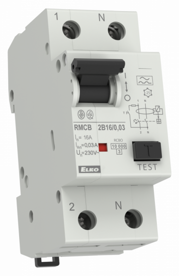 Combined residual current circuit breakers RMCB-2B/0,03