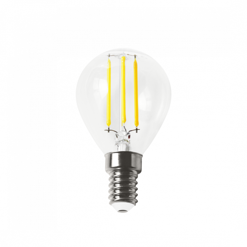 Tesla - LED žárovka miniglobe FILAMENT RETRO, E14, 4W